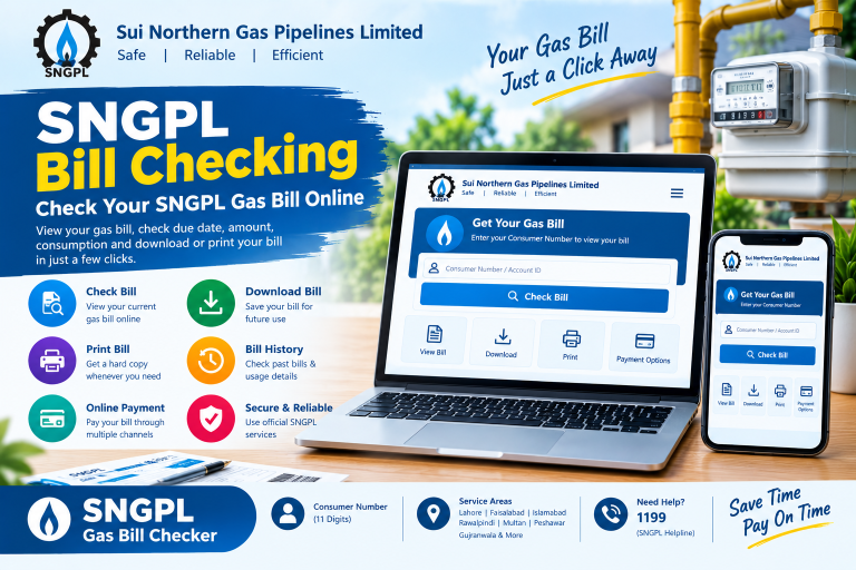 SNGPL Bill Checking