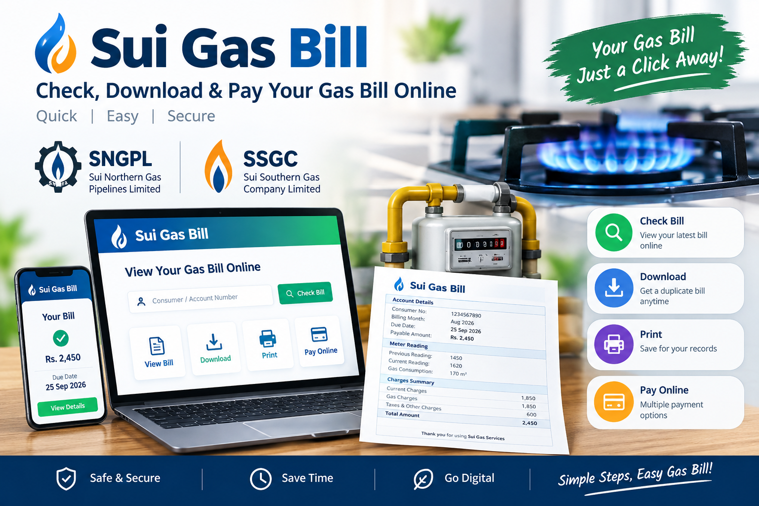 Sui Gas Bill