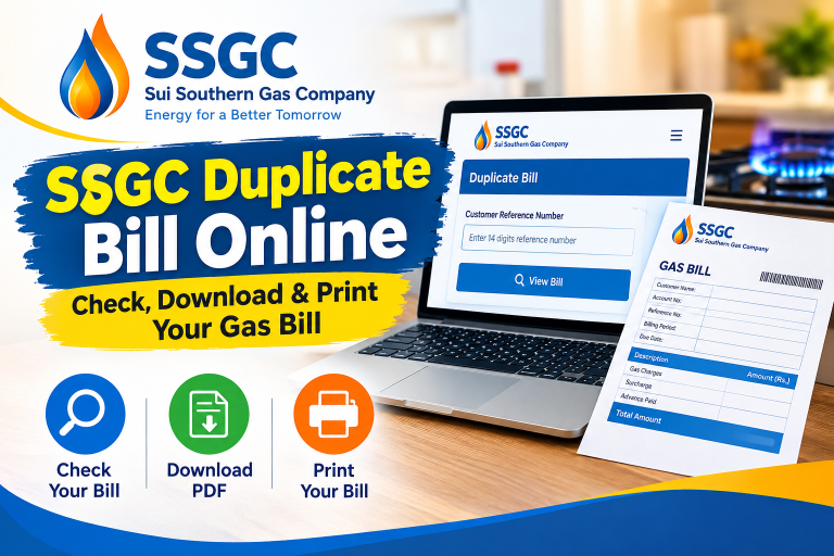 SSGC Duplicate Bill